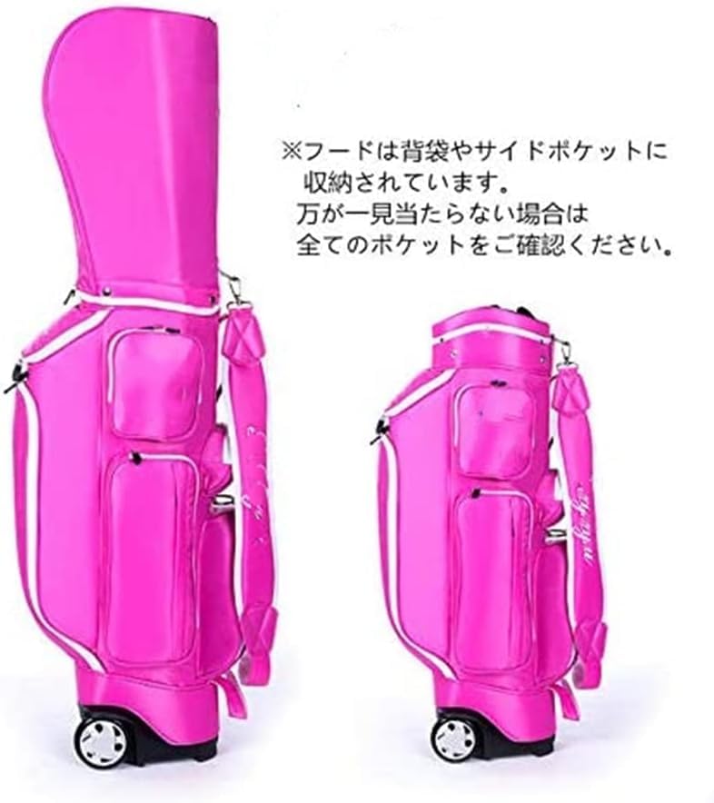 Amazon.co.jp: WJW ゴルフ キャディバッグ キャスター付き 車輪付き